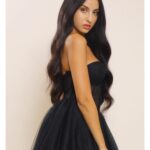 Nora Fatehi Instagram - 🖤🖤 Outfit: @maeparisofficial Earrings: @anmoljewellers Rings: @gehnajewellers1 @anups_