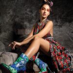 Nora Fatehi Instagram - I ride the beat ✨ ———————————————— @hellomagindia Makeup hair @marcepedrozo Styling @sonampoladia Creative direction @avantikkak @louboutinworld