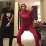 Nora Fatehi Instagram - Noriana & marciana busting it down for you 🤣🤣🤣😫💃🏾👑💥🔥 #swagritual #dailyroutine #wearenotnormal #donttrythisathome @marcepedrozo Ps can you guess what im eating 🙃🤓🤔