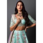 Nora Fatehi Instagram - All I see is fireworks Dress by @houseofneetalulla Styled by @leepakshiellawadi Shot by @anups_ Jewellery by @kohar_jewellery Assisted by @anuskagupta