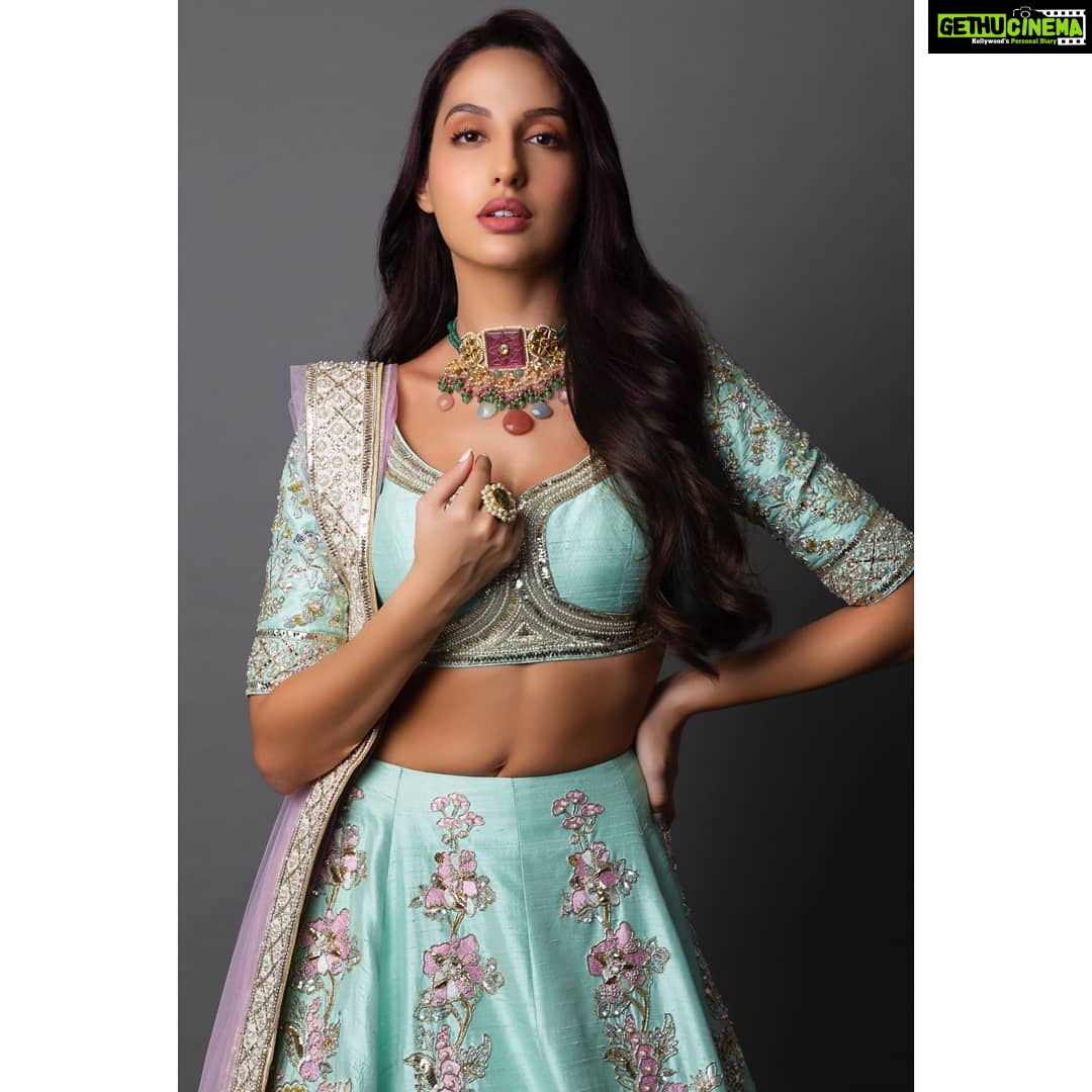Nora Fatehi Instagram - All I see is fireworks Dress by @houseofneetalulla Styled by @leepakshiellawadi Shot by @anups_ Jewellery by @kohar_jewellery Assisted by @anuskagupta
