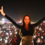 Nora Fatehi Instagram - #NewYears was lit 🔥 Thank you #Kolkata for all the love 🇮🇳 💖 Location: Aquatica parks @anups_