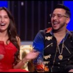 Nora Fatehi Instagram - For the first time in Morocco Catch me on “Rachid Show” In a Moroccan bollywood style this episode is gna be on fire! 🔥Only laughter and good vibes on “Rachid Show” with @fnaire_official @allalirachid 🇲🇦 🇮🇳 ❤ @tizafmohcine @mennani_khalifa @the_realachraffnaire Styled by @leepakshiellawadi