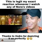 Nora Fatehi Instagram - Omg i fucking love all of u guys 🙈🙈🤣❤️❤️🔥 !!! I died when i saw this epic reaction!!! Im here for this! Im so hyped to serve u guys more next year!!!😍💥 @raftaarmusic @remodsouza @youn_dro —————————————————————— #norafatehi #music #dance #india #morocco #mood #dancehall #babymarvakemaanegi #2017 #throwback #reaction #love #entertainment #international —————————————————— #Repost @flawlessnora with @download_repost ・・・ Omg! @youn_dro i know right! 😩😍😱😭 Nora is just too good at every she does 💕 I can relate to this on a whole different level 👏👏👏 😂 This is just so me whenever i watch Nora ❤️ There can not be a better representation of my reaction than this 👐 I love you woman! So effing much 💋@norafatehi Can y'all relate to his reaction? ___________ Follow me @flawlessnora for more 🔥💕 #itsdro #babymarwakemanegi #reactionvideo