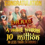 Nora Fatehi Instagram - BOOM! Congratulations! Breaking records in Morocco and Middle east! First ever Arabic music video to hit 10 million in less than 24 hours! And the 3rd most viewed video in the world in less than 24 hours! Not bad for my singing debut! Thanks to everyone for the love and support!! Keep pushing!! I can now say i am officially a singer and a producer thank you @fnaire_official @tseries.official @tizafmohcine @the_realachraffnaire @mennani_khalifa @amine_el_hannaoui @bassimbendell @bling_entertainment 😉 ❤️💥🇲🇦🇮🇳🥰