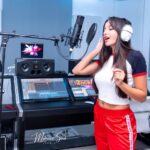 Nora Fatehi Instagram - Singing at the studio getting the arabic dilbar ready for you guys with the amazing @tizafmohcine who helped me find my voice and taught me everything i need to know about the recording studio and using a mic 🎤 ❤️ Cant wait for you guys to see the magic unfold with the sensational @fnaire_official coming soon 🤩 📷 @mohamedsaadstudio @tseries.official @amine_el_hannaoui @bassimbendell @mennani_khalifa @the_realachraffnaire —————————————— #norafatehi #arabicdilbar #international #music #comingsoon #musicvideo #morocco #india #bollywood #dance #entertainment #arabic #hindi #french #new #mood Marrakech