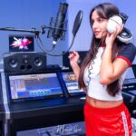 Nora Fatehi Instagram - Singing at the studio getting the arabic dilbar ready for you guys with the amazing @tizafmohcine who helped me find my voice and taught me everything i need to know about the recording studio and using a mic 🎤 ❤️ Cant wait for you guys to see the magic unfold with the sensational @fnaire_official coming soon 🤩 📷 @mohamedsaadstudio @tseries.official @amine_el_hannaoui @bassimbendell @mennani_khalifa @the_realachraffnaire —————————————— #norafatehi #arabicdilbar #international #music #comingsoon #musicvideo #morocco #india #bollywood #dance #entertainment #arabic #hindi #french #new #mood Marrakech