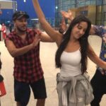 Nora Fatehi Instagram - And its a wrap ☹️😍 dropping off @fnaire_official at the airport as they go back to morocco 🇲🇦 😭!!!!!!!!!!!!!!!!!it was a beautiful life changing experience having @fnaire_official in india shooting our music video! Thank you for being apart of my debut as a singer and thank you for trusting me in producing this project and trusting my vision @abderrafia_elabdioui @amine_el_hannaoui @bassamsaleh1 @mohamedsaadstudio @tizafmusic @the_realachraffnaire @mennani_khalifa @bassimbendell We had a blast! It was an emotional roller coaster for all of us and these boys are a power house 🔥🔥! AMAZING talent and personality! Love you guys so much you are family ❤️🇲🇦🇮🇳 p.s i use to be obsessed with this song “lalla menana “ as a kid and who knew i would be one day jamming with these boys to this song! 😍🇲🇦🇮🇳😍