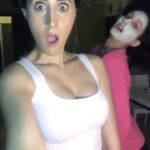 Nora Fatehi Instagram - That one friend that gets CARRIED AWAY wearing @salimaskinsolutions mask at a slumber party 🎉 🤦‍♂️🙈😱❤️ Yayyy @eisha_megan_acton is having so much fun 🤣 P.s I just love this face mask it does wonders 😍* #sleepovers #girls #scary #face #beauty #facemask #fun #hair #reality #girlsjustwanahavefun #instagood #cute #love #skincare #routine #mood #torture #whipmyhair #norafatehi #funny #musicvideo #justcomedy #silly #random #creepy