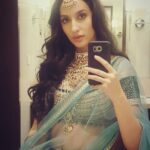 Nora Fatehi Instagram - I truly feel this is my zone 😍 i take #indianfashion anyday... Show stopping for @jjvalaya @valayahoorvi #norafatehi #bollywood #india #devdas #bajiraomastani #vibes #begum #fashion #jewelry #gold #hair #makeup #elegance #show