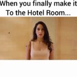 Nora Fatehi Instagram - When you finally make it to the hotel room.... Ah! Hotel struggles...i always get the farthest room.. a journey and a half to get to the room just to realize you gotta go back down to the reception 😂😂😂😑😑😅😅😅😣😣 D.O.P @janvik1 Feat. #krispykreme doughnuts And #water Assistant creative head @eisha_megan_acton #norafatehi #norafatehivines #vines #funnyvines #comedy #skit #funny #real #struggle #hotellife #life #hilarious #funnyshit #stupidshit #break #laugh #humor #crystalmaze #journey #extra #hotelkey #badluck #india #mumbai #hyderabad #toronto #morocco #actress