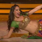 Nora Fatehi Instagram - Straight from India's Dancing with the Stars #jhalakdikhhlajaa Stage Nora fatehi and @cornelr2090 super energetic Massy bollywood performance 'Aare pritam pyare' PART 1 #norafatehi #bollywood #india #performance #danceworld #tollywood #energy #live #nonstop #dance #stage #asia #talent #arab #artist #actress #costume #massy #colorful #loud #experience #entertainment #jhalak #colorstv #love #fit #abs #onpoint #fitness