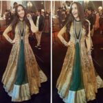 Nora Fatehi Instagram - And so the grand finale... 🙈 Wearing @jjvalaya Just love this guy! Thank you its been an honour And the outfit is just so royal 😍😍😍 Photo credits @valayahoorvi #jjvalay #norafatehi #bollywood #india #fashion #fun #love #queen #mood #Beauty #green #jewels #grandlook #delhi #wedding #shadi #yuvrajhazelwedding #yuvidishadi #celebrations #whatayear #blessed #thankyou #worldwide #new