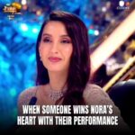 Nora Fatehi Instagram - It may seem difficult but it isn't 𝕚𝕞𝕡𝕠𝕤𝕤𝕚𝕓𝕝𝕖 to win our judge, Nora’s heart❤️ Dekhiye #JhalakDikhhlaJaa har Sat-Sun, raat 8 baje, sirf #Colors par. Anytime on @voot @norafatehi