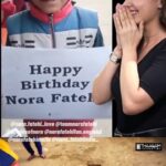 Nora Fatehi Instagram - Im literally crying right now 🥲 this is the best gift ever! Thank u to all my fan clubs that got together and in my name fed so many underprivileged children 🥺❤️ my fans are such generous thoughtful and good hearted people! Thank u so much for this amazing priceless gift may god bless u all ❤️🥲