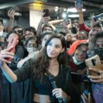 Nora Fatehi Instagram - This was so lit 🔥 Nora x Cult! The energy and the love was amazing! So proud to be the brand ambassador of @cultfitofficial #cultfam