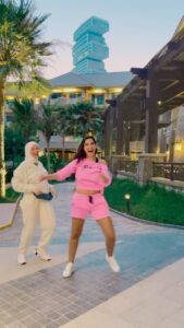 Nora Fatehi Instagram - This was so much fun🤩 im so glad we did this trend together @afrobysara the boss of afro moves😍❤️