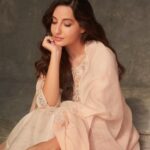 Nora Fatehi Instagram - 🌸🌸 Wearing: @ruwaa.design Ring: @abhilasha_pret_jewelry Styled by: @manekaharisinghani Styling Assistants: @gypsy.girl.world × @chintanshah_08 HMU: @reshmaamerchant × @marcepedrozo Shot by: @tejasnerurkarr.