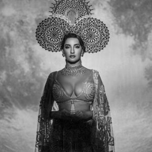Nora Fatehi Instagram - “Nora, the Numinous” ✨💎 @abujanisandeepkhosla 

Nora Fatehi is all set to dazzle as the Divine Sorceress in 'Into the Light'. Her other-worldly charm, radiant charisma and ever-shining heart are the ideal complements to the film that celebrates fashion and so much more. 

'Into the Light' by Abu Jani Sandeep Khosla and Joseph Radhik will rise tomorrow.
@norafatehi

Jewellery: @tyaanijewellery x @karanjohar
Hair: @marcepedrozo
Make Up: @reshmaamerchant
Photography: @josephradhik