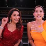 Nora Fatehi Instagram - VLOG is OUT! Watch me Finally meet my idol @madhuridixitnene properly on the sets of DD3 as we judge some amazing contestants together while i have some amazing moments with the icon herself🥰😍🥲 Link in bio 🎥 @anups_ Song @moyalsounds