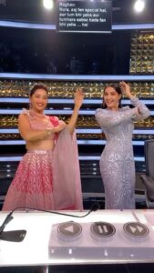 Nora Fatehi Instagram - This moment for me was everything 😍❤️
@madhuridixitnene