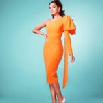 Nora Fatehi Instagram - I know what I came to do And that ain't gonna change.. So go ahead and talk your talk 'Cause I won't take the bait...🧡🧿 Outfit @alexperryofficial @louboutinworld Styled by @shaleenanathani Makeup @reshmaamerchant Hair @zoeyquinny.hair Photo by @tejasnerurkarr Jewellery : @diosaparis @karishma.joolry