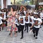 Nora Fatehi Instagram – What an AMAZING SURPRISE flash mob THANK u guys for planning this😍 🤩Today history is made as im officially the first African arab female artist to hit 1 billion on youtube #dilbar ! And I couldn’t do it without ur unconditional love and support! Im forever forever GRATEFUL and GREATLY HUMBLED.. more to come🥲😍 🇮🇳 🇲🇦 🎉❤️🙏🏽🧿