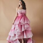 Nora Fatehi Instagram - 🌸🌸🧿 @marchesafashion × @farahkhanworld Styled by @manekaharisinghani Asst: @gypsy.girl.world HMU: @namratasoni Shot by: @thehouseofpixels