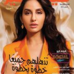 Nora Fatehi Instagram - Slaying on the @filmfareme February issue🔥🧡 Photographer - @dirkalexanderphotography HMU @marcepedrozo Styling- Jody Van Geery Publicist - @sanchitatrivedi , @idhyahmedia Paris, France