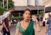 Nora Fatehi Instagram - 🐉 🧿 🪬🔮 @aasthasharma @reshmaamerchant @amitthakur_hair @neeta_lulla Video @instantbollywood