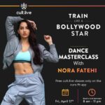 Nora Fatehi Instagram - Dance with me! I'll be Live on the cure.fit app taking online Dance Fitness classes through Cult Live for you. So join my Masterclass and let's workout together and burn to the beat 😉 3..2..1...WE ARE CULT!