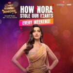 Nora Fatehi Instagram - Apni adaaon aur baaton se Nora ne banaayi hai hum sabke dilon mein ek khaas jagah. Drop a ❤ if she lives in your heart rent free. Dekhiye #DanceDeewaneJuniors #GrandFinale iss Sat-Sun, 16th aur 17th July raat 10:30 baje, sirf #Colors par. Anytime on @voot @norafatehi