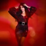 Nora Fatehi Instagram - Red velvet ka cake lage.. 🤤 Outfit @mandirawirkhq Heels @bootmaker.in Photography @tejasnerurkarr HMU @marcepedrozo Styled by @manekaharisinghani