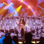 Nora Fatehi Instagram - Stepped into 2020 with good hair and a cute face 😉 Happy new year guys! Hope u enjoyed my performance last night ❤️🔥#ExtraAF2020 HMU @marcepedrozo Outfit @suzan1304 📷 @anups_