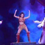 Nora Fatehi Instagram - Stepped into 2020 with good hair and a cute face 😉 Happy new year guys! Hope u enjoyed my performance last night ❤️🔥#ExtraAF2020 HMU @marcepedrozo Outfit @suzan1304 📷 @anups_