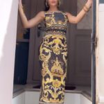 Nora Fatehi Instagram - 💛🖤 @versace x @fendi
