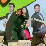 Nyla Usha Instagram – Happiness of broadcasting from @expo2020dubai. 
#bigbreakfastclub  @hit967fm  #officialbroadcaster Expo 2020 Dubai