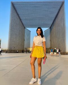 Nyla Usha Instagram - One step at a time, I can walk around the world. @expo2020dubai .