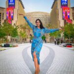 Nyla Usha Instagram - Hayyakum Welcome from Expo 2020 Dubai. All set to witness the opening ceremony of the Worlds Greatest Show. 'Connecting Minds, Creating the future'