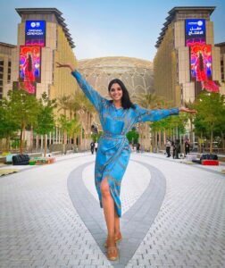 Nyla Usha Instagram - Hayyakum
Welcome from Expo 2020 Dubai.
All set to witness the opening ceremony of the Worlds Greatest Show.
'Connecting Minds, Creating the future'