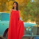 Nyla Usha Instagram - It's okay if you did not have a Diwali party... you still have life, the biggest party ever. (And this has got nothing to do with me leaning on an abandoned super dusty car) Also thanks @adnan.a.abbas ... you make anything look good. Good day everyone🤗