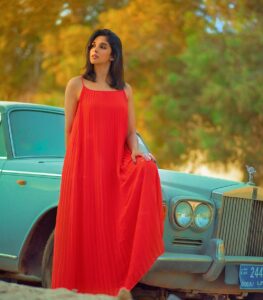 Nyla Usha Instagram - It's okay if you did not have a Diwali party... you still have life, the biggest party ever. 
(And this has got nothing to do with me leaning  on an abandoned super dusty car)
Also thanks @adnan.a.abbas ... you make anything look good.
Good day everyone🤗