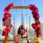 Nyla Usha Instagram - Adding some fancy to our Thursday... Eat Laugh Pose repeat kinda day... @adhipa, @aneeseats and the Burj Khalifa CÉ LA VI Dubai