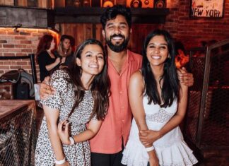 Nyla Usha Instagram - Throwback to a celebratory brunch. @aparna.das1 @sharaf_u_dheen 🤗🤗 Also our movie #PriyanOttathilaanu is on its third week run now. Have you watched it yet? Dubai, United Arab Emiratesدبي
