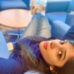 Nyla Usha Instagram – Bla bla blee blue blah#selfportrait