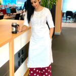 Nyla Usha Instagram – “Little girls with dreams become women with vision”. Never let the girl in you stop dreaming. 💃🏻Happy Women’s  Day💃🏻