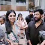 Nyla Usha Instagram - Priyan Ottathilaaanu Celebrating the release... Coming to GCC tomorrow🤞🏼. @sharaf_u_dheen @aparna.das1 @asonys @abhayakumar.k