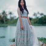 Nyla Usha Instagram - For @labelmdesigners 🌸👗. . Photography @sainu_whiteline MUA @jaan_moni_das