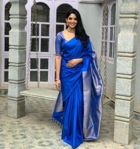Nyla Usha Instagram - Drapes💙