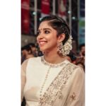 Nyla Usha Instagram - All about last night ... Overwhelmed by your love and support. Thanks to every single DMs, so happy that you loved our trailer. Thanks to each one you who turned up at the LuluMall. Thanks to Lalettan for launching the trailer for us and to every single person who liked and shared. PorinjuMariyamJose ready to hit the theatres on 15th August. Can't contain the excitement . So glad you loved the outfit like I did. All credits to @paisleestudio by @theresamarybijoy ♥️ Jewellery @antegrasilver ♥️ MUA @jeenastudio